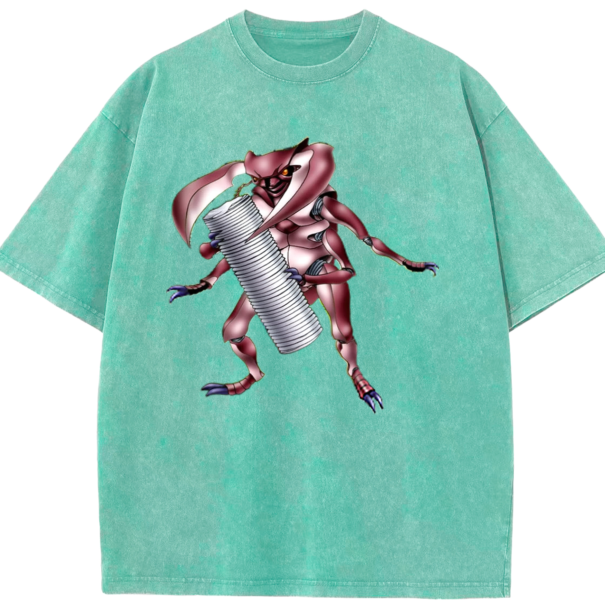 （画像用） 遊☆戯☆王 Yu-Gi-Oh! 綿100% ヴィンテージ風 半袖Tシャツ（フロントプリント）